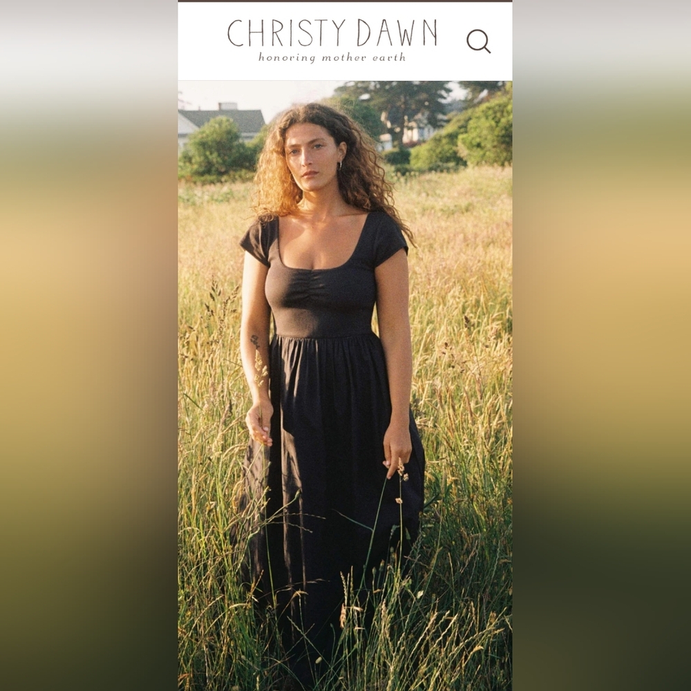 Christy Dawn Monica Dress- Black